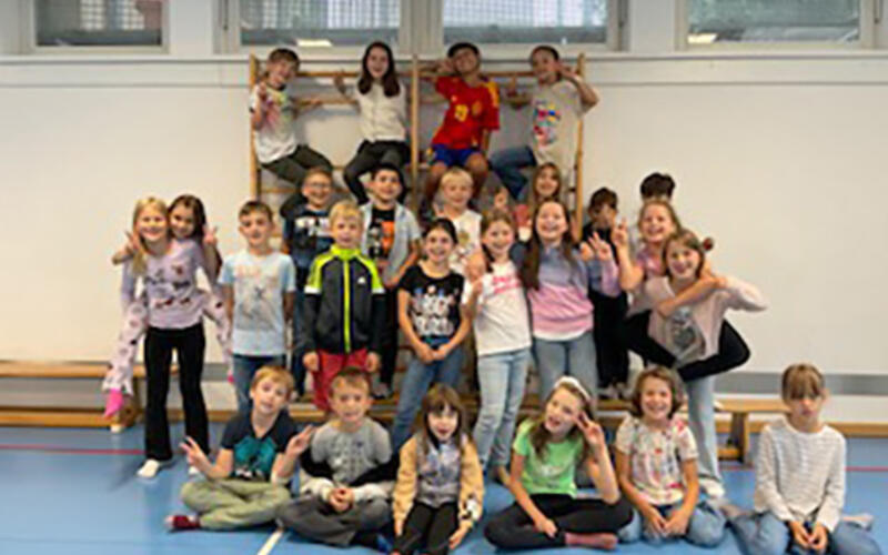 Theatergruppe der Klasse 3